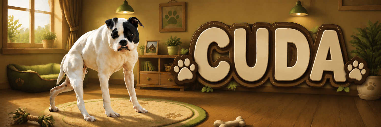 Cuda the Pitbull banner